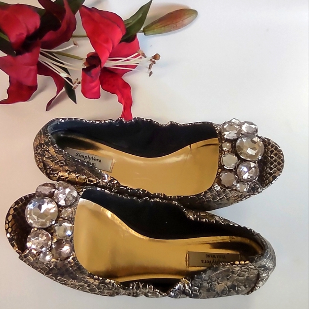 Simple Vera Vera Wang Snake Print Open Front Wome… - image 4